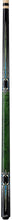 Load image into Gallery viewer, Dufferin D-547 Green Stain Curly &amp; Blue Pool Cue - Wrapless