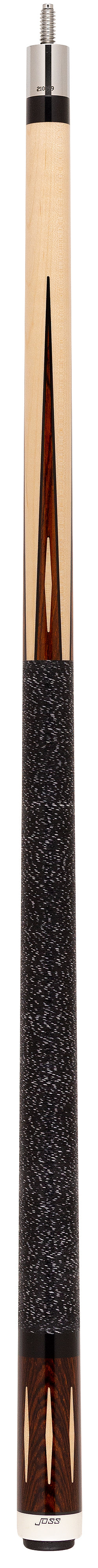 Joss JOS04 Pool Cue Curly Maple Black Points - 15% off at Budget Cues!