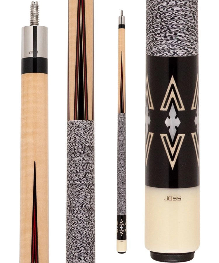 JOSS CUE キュー ジョス JOS-N7 COM Joss JOSN7/JOSCOM Cue Pearl & Ivorine Inlays - 15% off at Budget Cues!