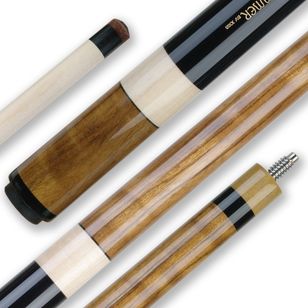 Joss Break Pool Cue Thor Hammer - Exotic Tigerwood
