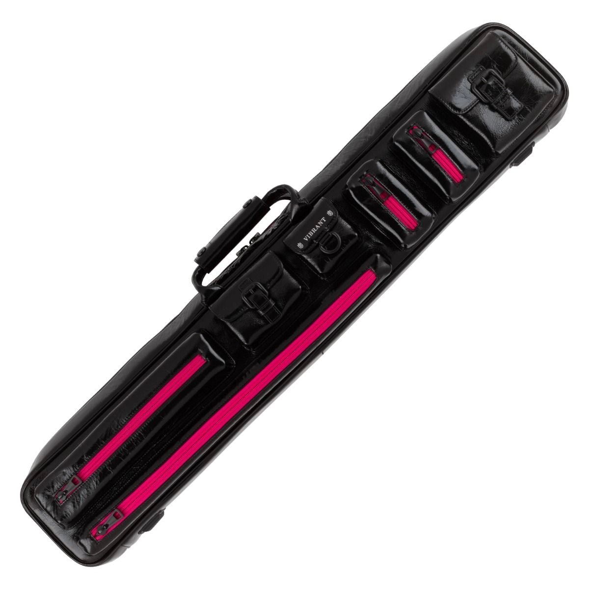 Action Lizard LXVMBF Vibrant Black & Pink 3x5 Soft Case Pool Cue Case
