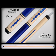 Load image into Gallery viewer, Jacoby MAG2 Blue Pool Cue - alternate