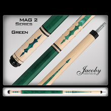 Load image into Gallery viewer, Jacoby MAG2 Green Pool Cue - main