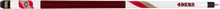 San Francisco 49ers NFL Pool Cue – horizontal view of decorated butt and joint pin