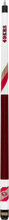 San Francisco 49ers NFL Pool Cue – vertical view of decorated butt, wrap and joint pin