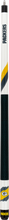 Green Bay Packers NFL Pool Cue – vertical view of decorated butt, wrap and joint pin
