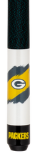Green Bay Packers NFL Pool Cue butt sleeve, team artwork, butt cap and bumper