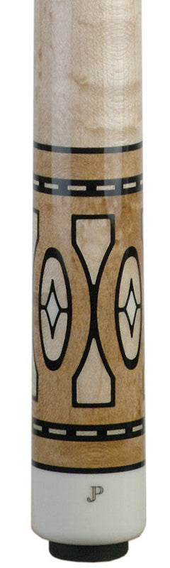 Pechauer JP23-T Pool Cue – Natural Maple with Maple & Ivory Inlays