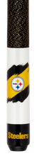 Pittsburgh Steelers NFL Pool Cue butt sleeve, team artwork, butt cap and bumper
