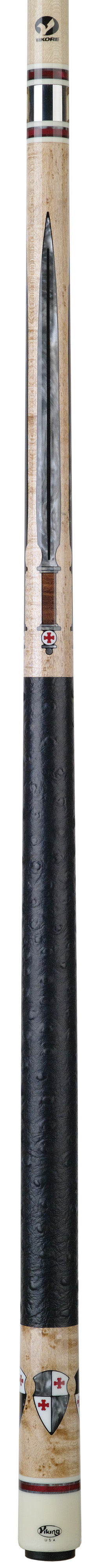 Viking Defender DF0804 Cue – Sword & Shield Inlays
