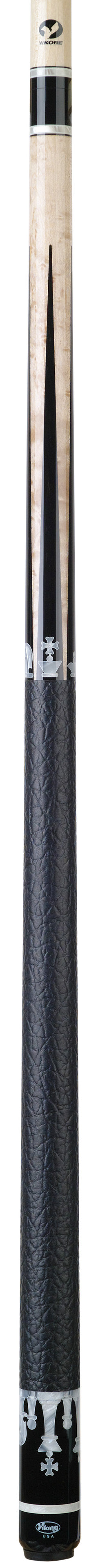 Viking Defender DF1200 Cue – Ebony Chess Piece Inlays
