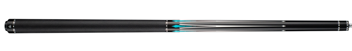 Triple 60 Carnivale CN1 playing cue shown horizontally