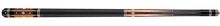 Triple 60 Carnivale CN4 playing cue shown horizontally