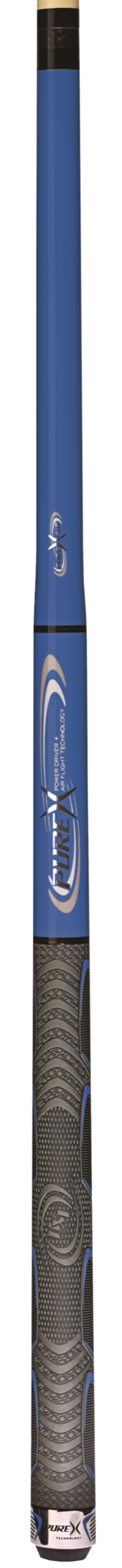 Players PureX HXT-P4 Pool Stick Blue Forearm - 10% off at Budget Cues!