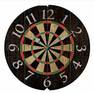 Budget Billiards Supply Darts Clock 