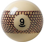 Aramith Snake Skin 9 Ball - Standard 2 1/4 inch