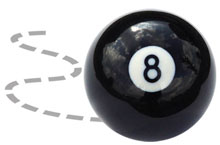 Crazy Eight Ball - 2 1/4 inch