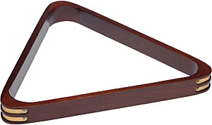 Budget Billiards Supply 8 Ball Brass Corners - Chocolate