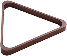 Budget Billiards Supply 8 Ball Wood Triangle - Chocolate 