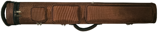 3x4 Rugged Brown DOUBLE STRAP Cue Case