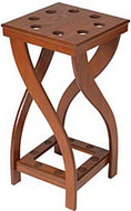 Cuestix Honey Floor Rack, Holds 8 Cues 24 inch High x 12 inch Wide x 12 inch Deep