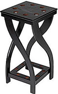 Cuestix Midnight Floor Rack, Holds 8 Cues 24 inch High x 12 inch Wide x 12 inch Deep