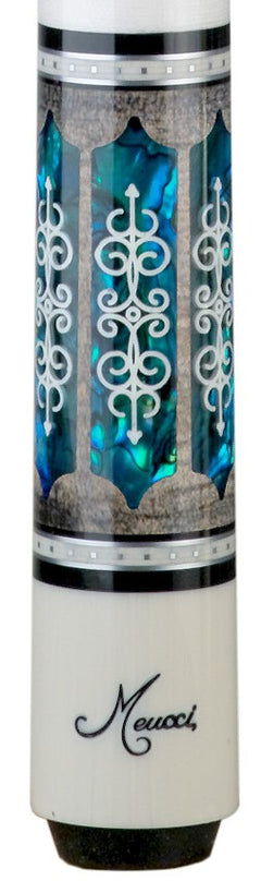 Meucci Pool Cue - 21st Century-3-Smoke Stained Birdseye Cue