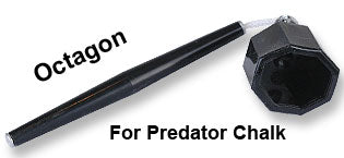 Budget Billiards Supply Octogon Chalk Holder for Predator 1080 Chalk