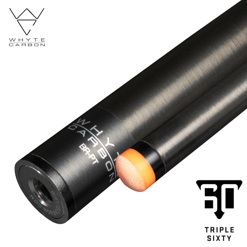Triple 60 Whyte Carbon Raw Break shaft with Triple Sixty logo